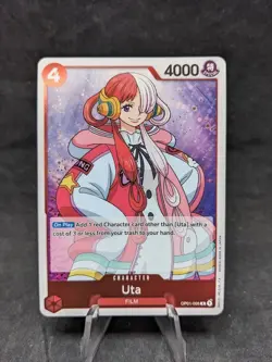 Uta (005) - ONE PIECE Card Game Romance Dawn - PRE-ERRATA - NM - Image 1