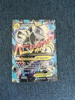 M Mewtwo EX (159/162 Full Art) Breakthrough Holo Ultra Rare Mega Pokemon Card - Image 5