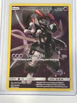 Armored Mewtwo SM228 Sun & Moon Black Star Promo Pokemon Card - Image 1