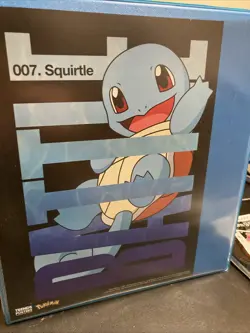 Squirtle Custom Pokemon Binder W/ Ultra Pro Card Pages. + 20 Card Surprise Pack. - Image 1