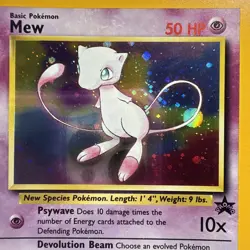CGC 10 GEM MINT Mew # 9 HOLO WOTC Black Star Promo Pokemon Card - Image 2