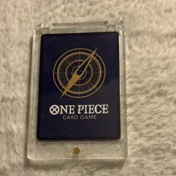 One Piece Sabo OP13-120 Foil Card Carrying on His Will Blocker 7000 Power - Image 2