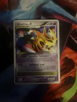 Pokemon TCG Giratina LV.X DP38 Black Star Promo Diamond and Platinum Card 2009 - Image 1