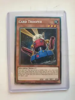 YUGIOH COLLECTOR'S RARE AMDE-EN046 Card Trooper 1st Edition NM - Image 1