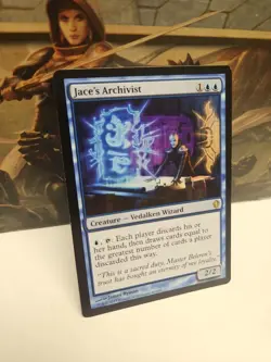 Jace's Archivist: Commander 2013 Regular MTG rare tcg card MP Magic Blue - Image 2