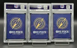 PSA 9 Luffy Ace Sabo Saikyo Jump Promo 2024 May P-075 One Piece Card Japanese - Image 2