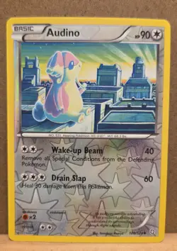 Audino Dragons Exalted 108/124 uncommon Reverse Holo NM - ungraded Pokemon Card - Image 1