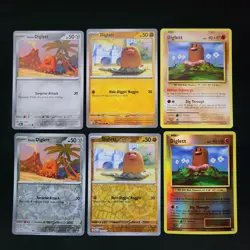 Pokemon Diglett & Dugtrio x22 Card Lot Bundle - Image 1