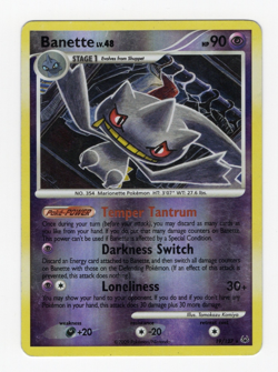 2009 Pokemon Banette 2 Card Lot Platinum #19/127 Base LP/Reverse Holo HP - Image 4