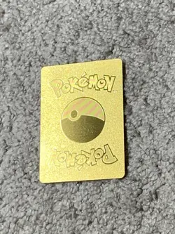 Charizard V HP508 Wild Flames Unique Gold Foil Fan Art Display Card NM! - Image 3