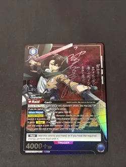 Levi Attack on Titan UA23BT/AOT-1-011 SR ☆☆Parallel Union Arena Card F/S EX - Image 1