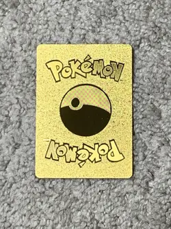 Charizard V HP508 Wild Flames Unique Gold Foil Fan Art Display Card NM! - Image 2