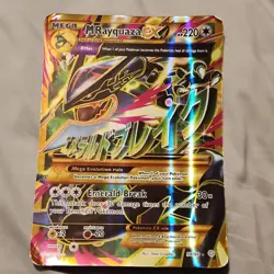 Pokemon TCG Oversized Holo EX & Mega Card Lot - Rayquaza, Tyrantrum - Image 5
