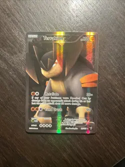 Pokemon TCG Terrakion Noble Victories Holo Full Art Ultra Rare Card 99/101 - Image 1