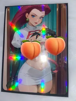 Poke Team Rocket Jessie Trainer Waifu Spicy Hot Uncensored card - Image 1
