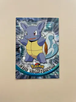 topps pokemon Card #08 Wartortle Blue Logo - Image 1
