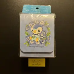 Pokemon Center Japan Piplup Baby Blue Eyes Card Sleeves + Deck Box ~ US SELLER - Image 2