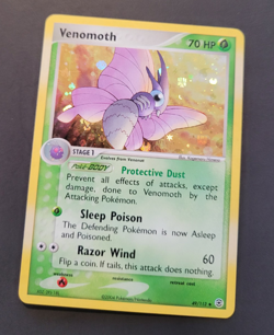 Venomoth 49/112 Holo FireRed & LeafGreen Pokemon Card - Image 2