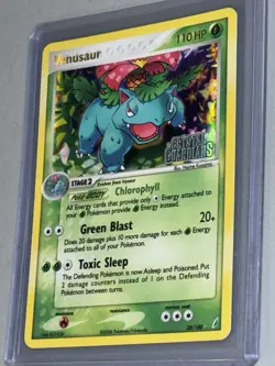 Pokemon TCG Venusaur EX Crystal Guardians 28/100 2006 Rare Stamped Holo Card NM - Image 2
