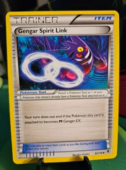 Pokemon Gengar Spirit Link 95/119 XY-Phantom Forces Regular Card (LP) - Image 1