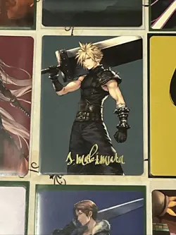 Final Fantasy Borderless Gold Stamped Cloud Card Lot 9x N/M Art Cards MTG - Image 2