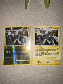 Luxray Holo + Reverse Holo Platinum Arceus Pokemon TCG Card 5/99 Light Play - Image 2