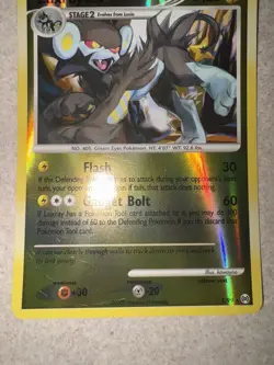 Luxray Holo + Reverse Holo Platinum Arceus Pokemon TCG Card 5/99 Light Play - Image 4