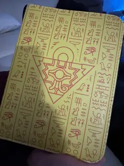 Yellow Yu-gi-oh Card Binder with 100+ Yu-gi-oh and Pokemon Cards - Image 1