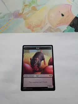 MTG - Rat Food WOE Foil Token #0007 - Image 2