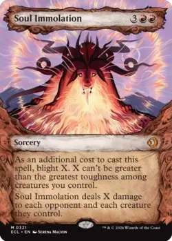 1x Soul Immolation Showcase Foil (Lorwyn Eclipsed) - Image 1