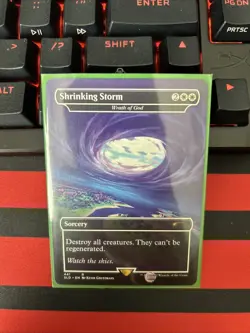 Shrinking Storm (Wrath Of God) NEAR MINT #441 Secret Lair Drop Fortnite X MTG - Image 1