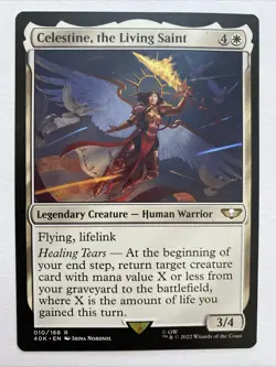 1x Celestine, the Living Saint English Commander: Universes Beyond: Warhammer LP - Image 1