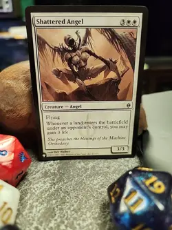 MTG Shattered Angel - The List - New Phyrexia #23/175 - Image 1