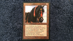 EBONY HORSE FBB German rare Magic the Gathering Unplayed Near to Mint - Image 2