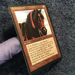 EBONY HORSE FBB German rare Magic the Gathering Unplayed Near to Mint - Image 4