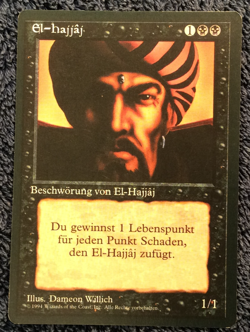 EL-HAJJAJ FBB German rare Magic the Gathering Unplayed Near to Mint - Image 1
