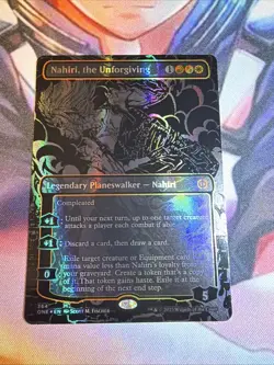 Nahiri, the Unforgiving (Oil Slick Raised Foil) Phyrexia: All Will Be One Foil - Image 1