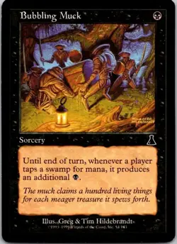 MTG Magic The Gathering Bubbling Muck Prophecy Played See Scan A - Image 1