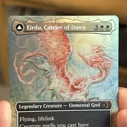 MtG Eirdu, Carrier of Dawn / Isilu M 0286 (Borderless) Lorwyn Eclipsed Foil NM - Image 3