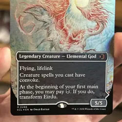 MtG Eirdu, Carrier of Dawn / Isilu M 0286 (Borderless) Lorwyn Eclipsed Foil NM - Image 4