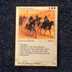 ARABIAN NIGHTS Moorish Cavalry (dark) common Magic the Gathering MP - Image 4