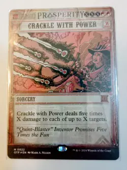 Crackle with Power Outlaws of Thunder Junction: Breaking News Foil - Image 1