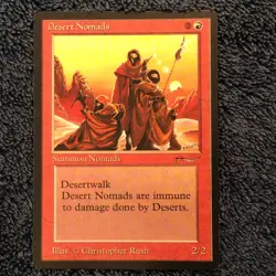 ARABIAN NIGHTS Desert Nomads common Magic the Gathering Moderate play Unplayd - Image 4