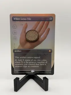 White Lotus Tile M0330 Foil (Borderless) Avatar Magic the Gathering NM - Image 1