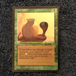 ARABIAN NIGHTS Naf's Asp (light) common Magic the Gathering LP to MP - Image 3