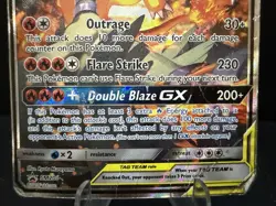 Pokemon TCG Reshiram & Charizard GX SM201 Promo BEYOND DAMAGED - Image 5