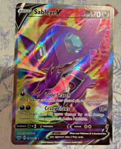Pokemon TCG - Swsh01: Sword & Shield Holo Sableye V (Full Art) 194/202 - Image 1