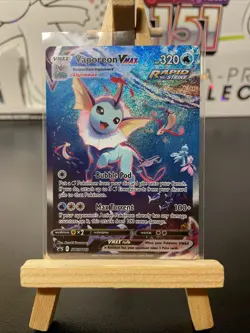 Pokemon Vaporeon VMAX SWSH182 Promo NM+ - Image 1