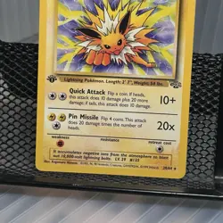 Pokemon Jolteon TCG Jungle 4/64 Holo Unlimited Rare First Edition - Image 3