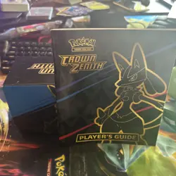 Pokemon Empty Elite Trainer Box ETB Crown Zenith + Players Guide/Booklet - Image 1